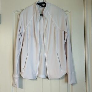 Athleta ribbed zip jacket